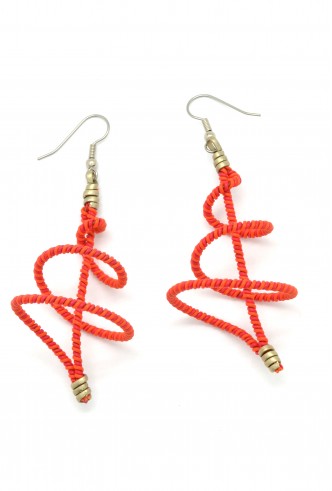 Long Spiral Wire Earrings Long Spiral Wire Earrings